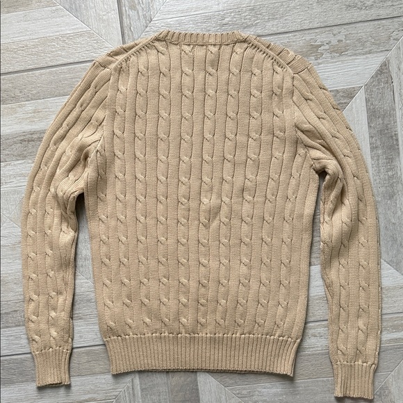 Polo by Ralph Lauren Women’s Beige Cable Knit Sweater - Picture 4 of 6